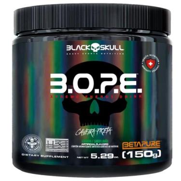 Imagem de BOPE Pré Treino 150g Caveira Preta Black Skull, Limão