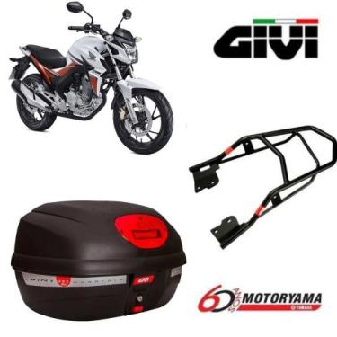 Imagem de Kit Baú Givi E33 + Bagageiro Sr1147 TWISTER Cb250 CB 250