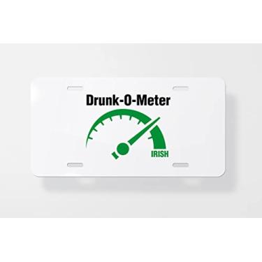 Imagem de Capa para placa de carro Drunk Meter V1 - Capa para placa de carro nova para carro - Capa de moldura da placa de carro 15 x 30 cm