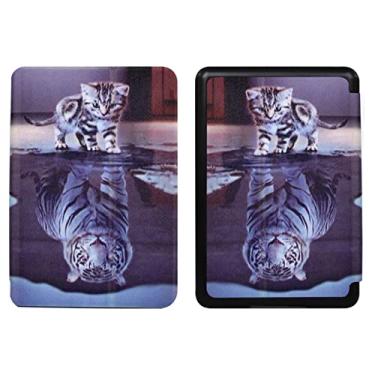 Imagem de CCOO Capa para Kindle Paperwhite 7 6 5 com alça de mão – Nova capa inteligente de couro com hibernação automática para Amazon Kindle Paperwhite antes de 2018 E-Reader, 6