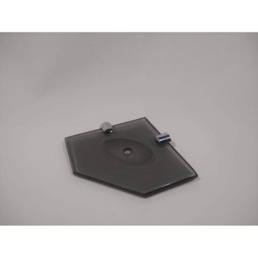 Imagem de Saboneteira De Canto De Parede Em Vidro Fumê