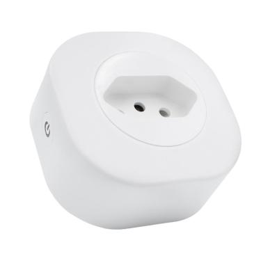 Imagem de Adaptador De Tomada Inteligente Wi-Fi Geonav Bivolt Branco
