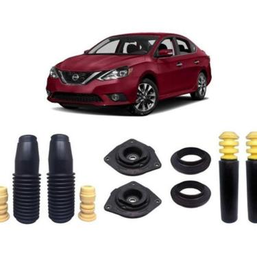 Imagem de Kit 4 Coxim Dianteiro Batente Traseiro Sentra 2017 2018 2019
