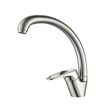 Imagem de Torneira de latão misturador de cozinha frio e quente, bico giratório, bico de cozinha, pia de água, torneiras, cor, l5913a, china