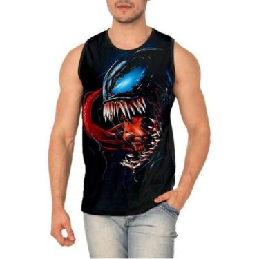 Imagem de Camiseta Regata Alienígena Venom Full Print Ref:101 - Smoke