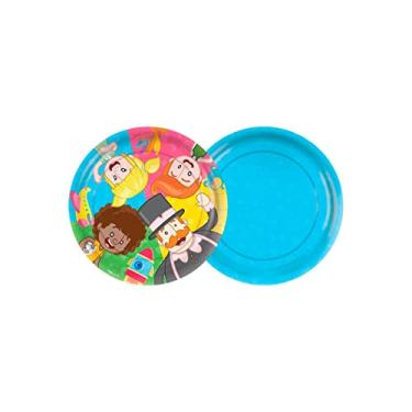 Imagem de Prato Papel Redondo 18 Cm Mundo Bita 2 12 Un.