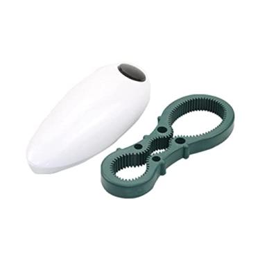 Imagem de MOOKEENONE Abridor de latas elétrico automático para casa, abridor de pote com um toque e abridor de garrafas em forma de 8