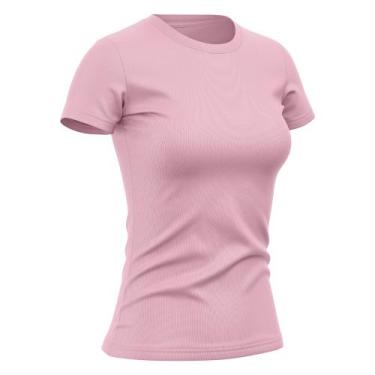 Imagem de Camiseta Feminina Dry Básica Lisa Proteção Solar Uv Térmica Camisa Blu
