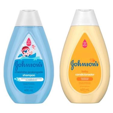Imagem de Kit Shampoo Johnson's Cheirinho Prolongado 400ml E Condicionador Johns