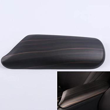 Imagem de Xodouhi Capa de caixa de apoio de braço console central decoração de interiores apto para Toyota C-HR CHR 2021 2020 2019 2018 2017 (madeira de pêssego)