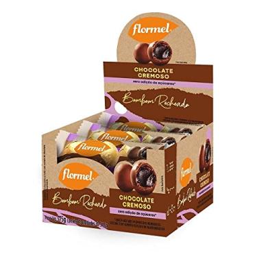 Imagem de Bombom Redondo com Recheio de Chocolate Flormel (Display com 10 Unidades de 37,5 Gramas)