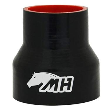Imagem de Mangote em Silicone Redutor Reto 3-1/2" para 2-1/2" (89mm para 63mm) x 100mm