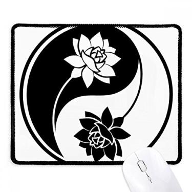 Imagem de Tapete de borracha para jogos Culture Religion Customs preto e branco