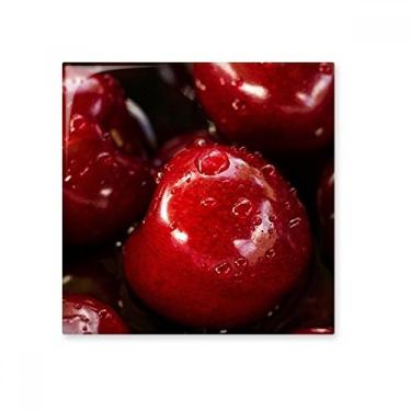 Imagem de Imagem de frutas vermelhas temperadas Azulejo de cerâmica brilhante Decalque de pedra adornada tijolo vitrificado