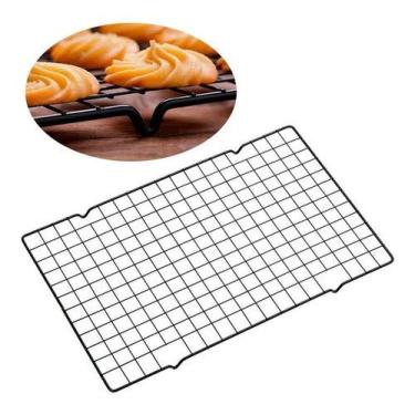 Imagem de Grade antiaderente para esfriar bolos, doces, biscoitos, cupcakes e salgados