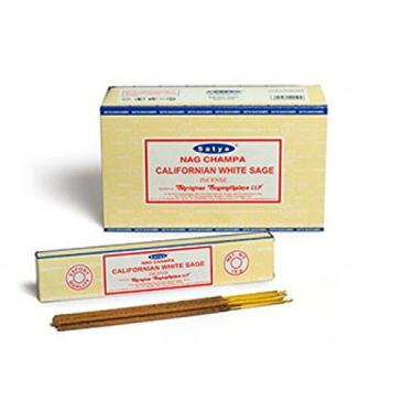 Imagem de Incenso Nag Champa Satya Californian White Sage Cx.12 un.15g