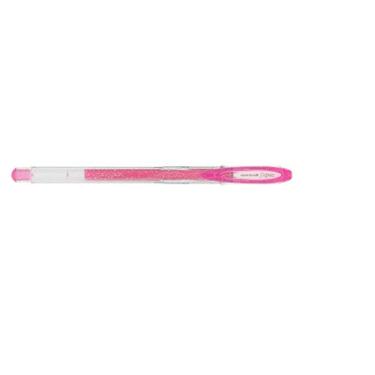 Imagem de Caneta Gel SIGNO Sparkling UM-120SP, Uni-Ball, Rosa, Caixa c/6 unidades