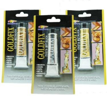Imagem de Corfix 900201-240, Tinta Pastosa, Metálica Goldfix, Multicolor