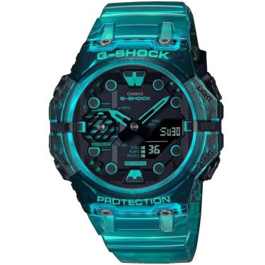 Imagem de Relógio CASIO G-SHOCK masculino translúcido GA-B001G-2ADR