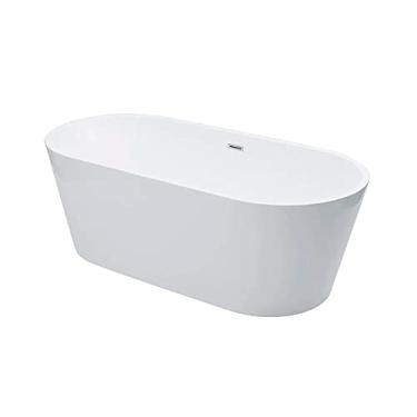 Imagem de Pingoo.casa, Banheira Freestanding Imersao Acrílico 169 cm Malaquita - Branco