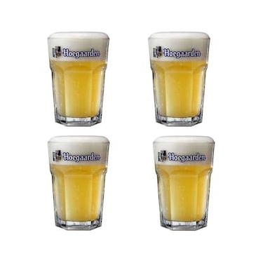 Imagem de Conjunto com 4 Copos para Cerveja Hoegaarden Globimport - 400ml