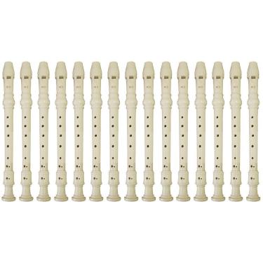 Imagem de Kit 15 Flautas Doce Germânica FL 20G New York