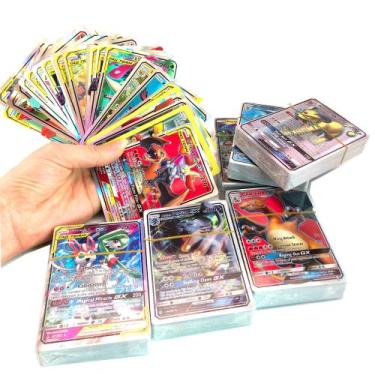 Kit Com 20 Cartas Pokemon Card Gx/Ex/VMAX/VBrilhantes - Takara