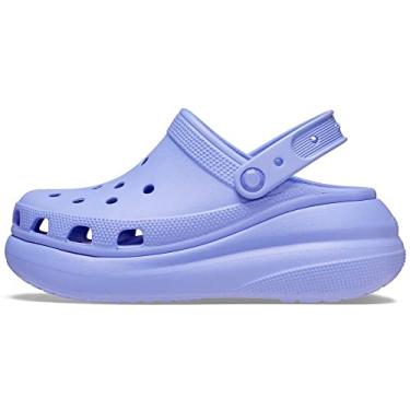 Imagem de Crocs Tamancos clássicos unissex para adultos | Sapatos de plataforma, Violeta digital, 40