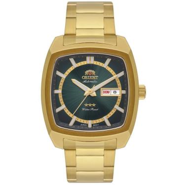 Imagem de Relógio Orient Masculino Automático Dourado 4,1cm 50m
