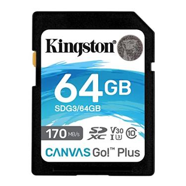 Imagem de Sdg3/64GB - Cartão De Memória Padrão Sd De 64GB Canvas Go Plus (Leitura = 170Mb/S) Classe 10 U3 V30