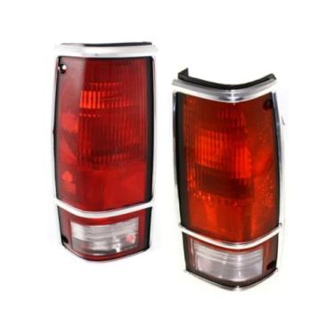 Imagem de Para Chevy S10 Lanterna Traseira 1982-1993 Par Lado do Motorista e do Passageiro | GM2800105 + GM2801105