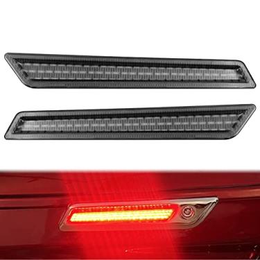 Imagem de HDBUBALUS Saddlebag trinco luzes capa adequada para Harley Touring Street Glide Electra Glide Road Glide Road King Ultra Limited 2014-2022 Smoke