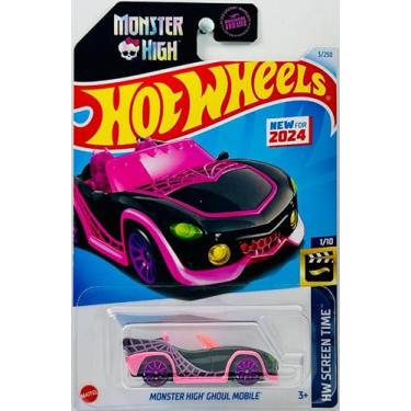 Imagem de Hot Wheels Monster High Ghoul Mobile (Black), 1:64 Scale, HW Screen Time 1/10