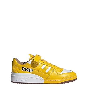 Imagem de adidas M&M'S Brand Forum Low 84 Tênis masculino, Eqt Yellow/Eqt Yellow/Cloud White, 10
