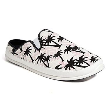 Imagem de Deer Stags Pantufa masculina Spike, Palmeira branca/preta, 40