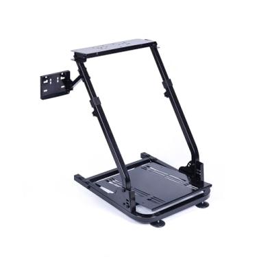 Imagem de ZHSYMX Racing Wheel Stand Compatible with Logitech G920 G29 G27 G25 Gaming Cockpit Height Adjustable Foldable Gaming Racing Simulator