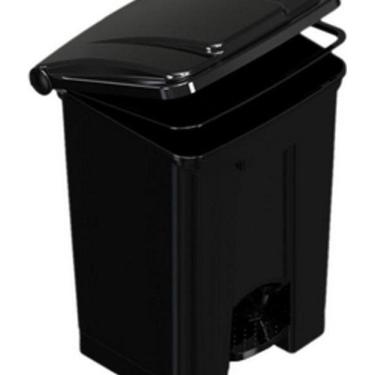 Imagem de Lixeira Com Pedal Polipropileno Preta - 50 Litros