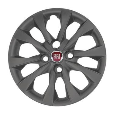 Imagem de Calota 293CB Cubo Baixo Aro 14 Grafite Argo Mobi Palio Av - Garagem On