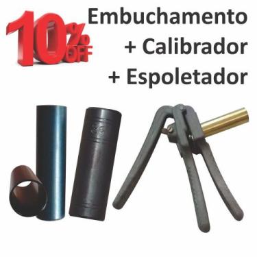 Imagem de Kit Bucha de Embuchamento + Calibrador + Extrador/Espoletador - Kit co