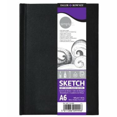 Imagem de Caderno Sketchbook Slimpy Daler Rowney A6 54 Fls -
