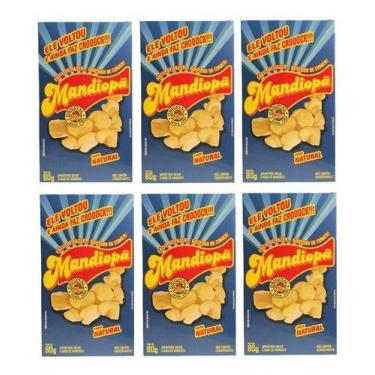 Imagem de Mandiopã kit c/6 Natural cx 80 Gramas cada Mandiopan o Legitimo