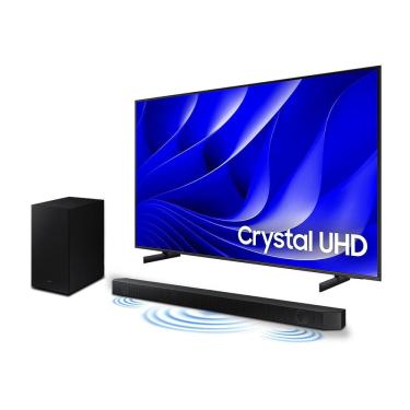 Imagem de Smart Big TV 85&quot; Crystal UHD 4K 85DU8000 2024  + Soundbar HW-Q600C