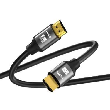 Imagem de Cabo Hdmi 2.1 3m 8k E 4k 120hz Gold Ultra Hd P Tv Xbox - INBOX MOBILE 