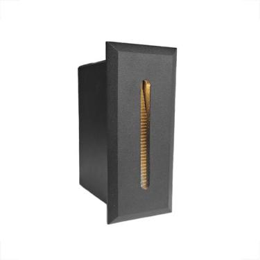 Imagem de Balizador Risk Parede Para Embutir Escada Led 3000K Bet49 - Acende a L