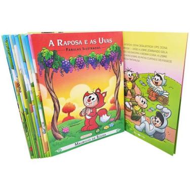 Imagem de Fábulas Ilustradas Com A Turma da Mônica Kit 14 Volumes