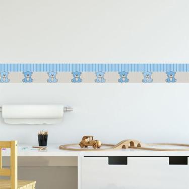 Imagem de Faixa Decorativa Infantil Ursos Fofinhos Diversas Cores Quarto Bebê 1M