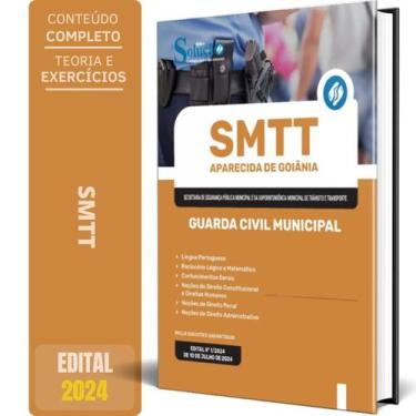 Imagem de Apostila Smtt Aparecida Goiânia Go 2024 Guarda Civil - Editora Solucao