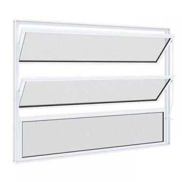 Imagem de Janela Basculante sem Grade Riobras Alumínio 60x80cm