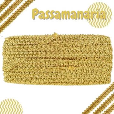 Imagem de Passamanaria  - Fita Galão - Rolo C/ 20 Metros Ouro - Nº: OUR - 91 - N
