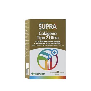 Imagem de Supra Colágeno Tipo 2 Ultra + Vit D3 E Magnésio 60 Capsulas - Herbamed